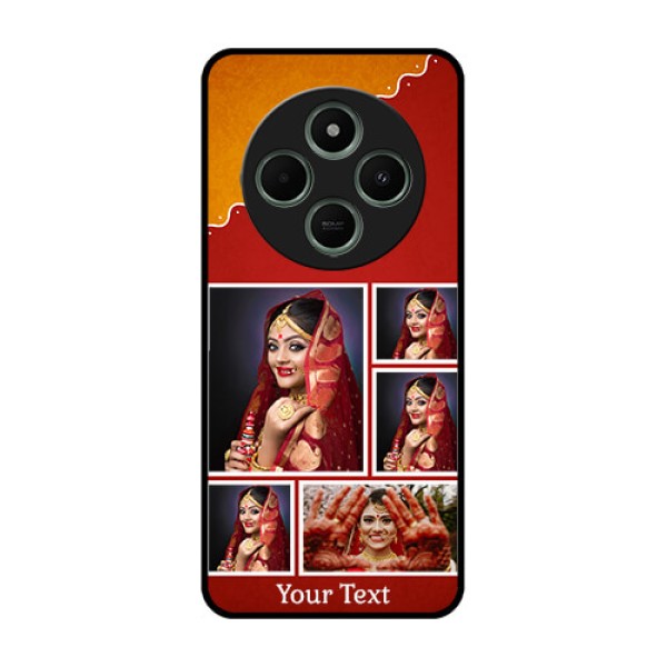 Poco M7 5G Custom Glass Phone Case - Wedding Pic Upload Design Poco M7 5G Custom Glass Phone Case - Wedding Pic Upload Design