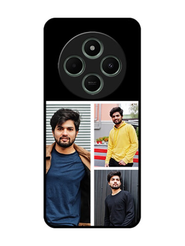 Custom Poco M7 5G Custom Glass Phone Case - Upload Multiple Picture Design