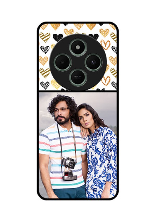 Poco M7 5G Custom Glass Phone Case - Love Symbol Design