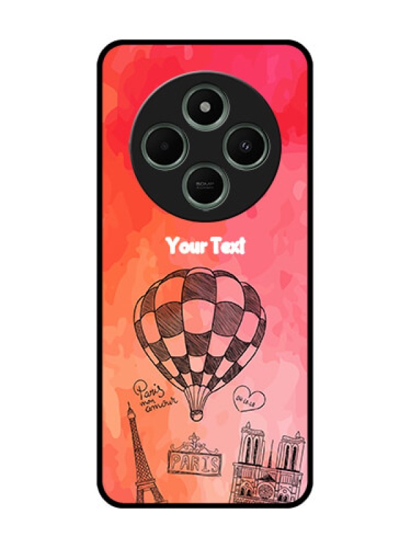 Custom Poco M7 5G Custom Glass Phone Case - Paris Theme Design