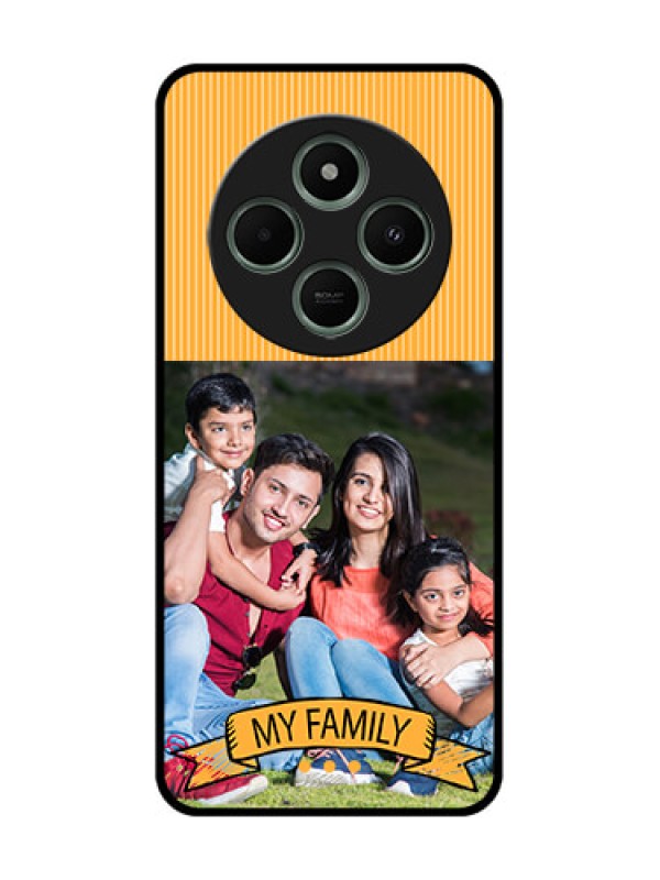 Custom Poco M7 5G Custom Glass Phone Case - My Family Design