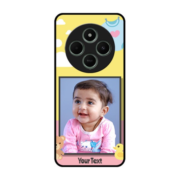 Poco M7 5G Custom Glass Phone Case - Kids 2 Color Design