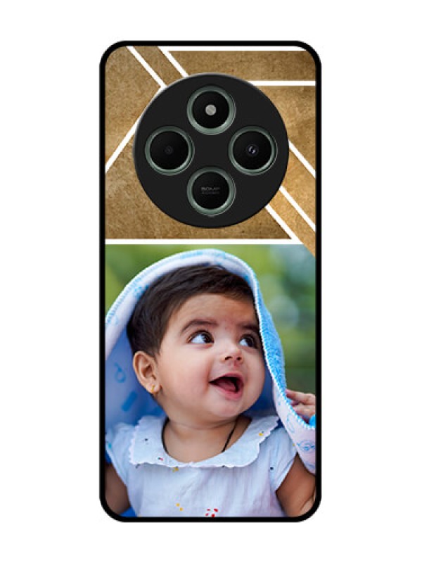 Custom Poco M7 5G Custom Glass Phone Case - Gradient Abstract Texture Design