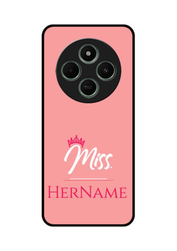 Poco M7 5G Custom Glass Phone Case - Mrs With Name Design