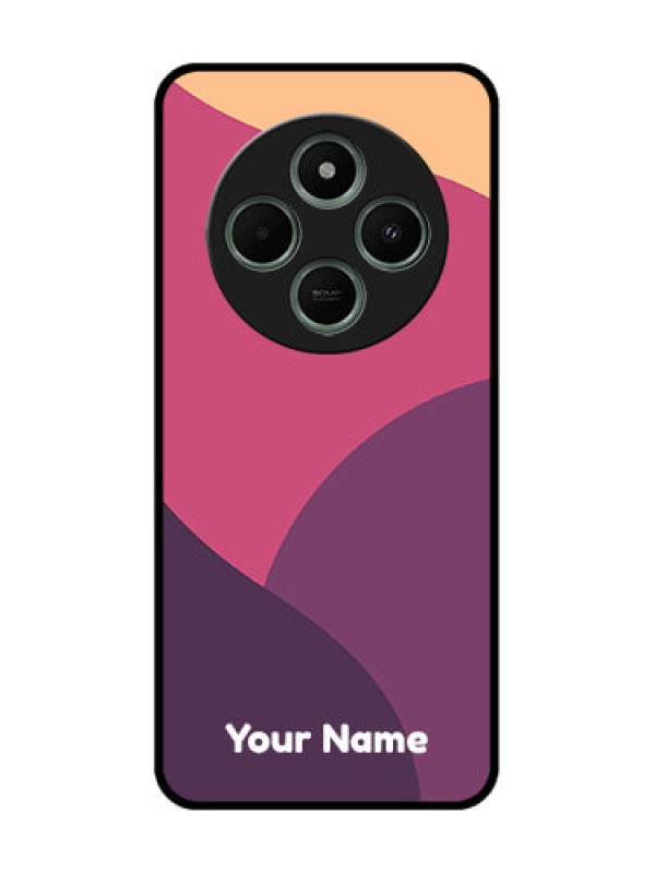 Custom Poco M7 5G Custom Glass Phone Case - Mixed Multi - Colour Abstract Art Design