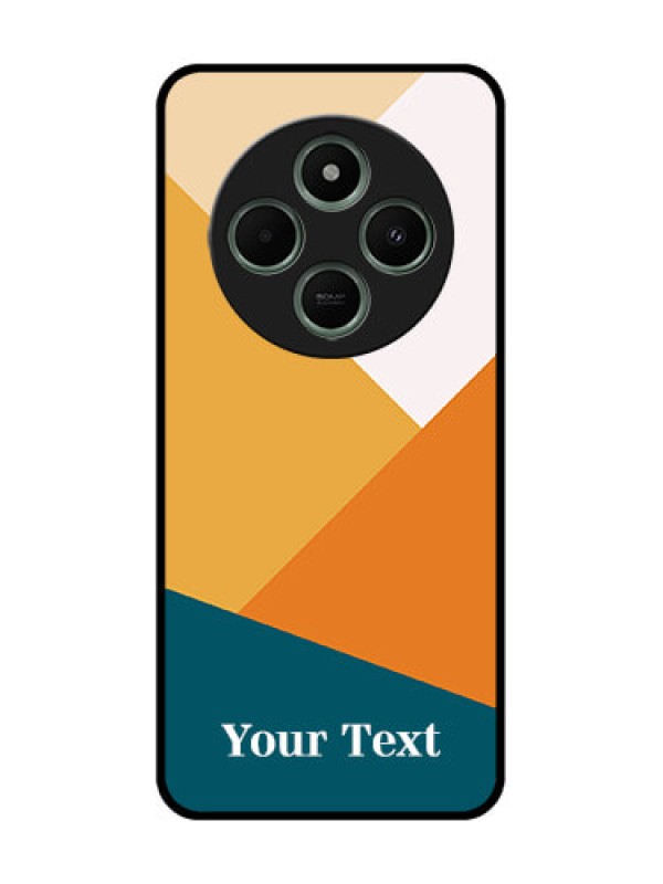 Custom Poco M7 5G Custom Glass Phone Case - Stacked Multi - Colour Design