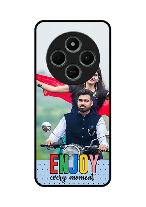 Poco M7 5G Custom Glass Phone Case - Enjoy Every Moment Design