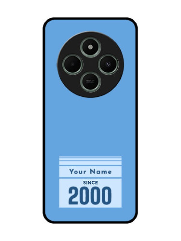 Custom Poco M7 5G Custom Glass Phone Case - Custom Year Of Birth Design