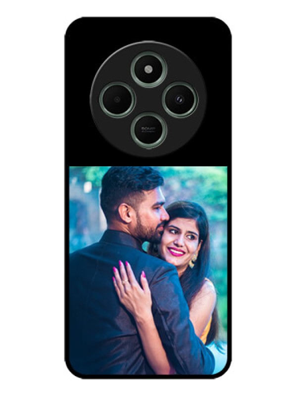 Custom Poco M7 5G Custom Glass Phone Case - Upload Full Picture With Custom Color Design