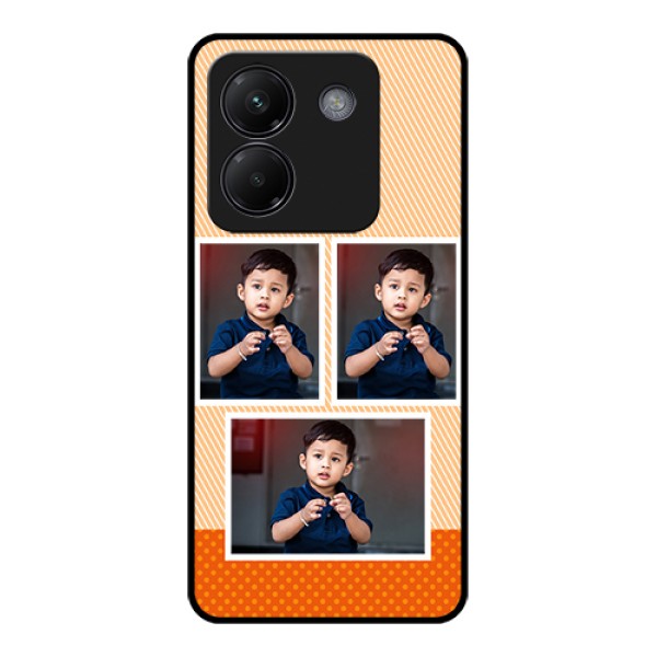 Poco M7 Pro 5G Custom Glass Phone Case - Bulk Photos Upload Design