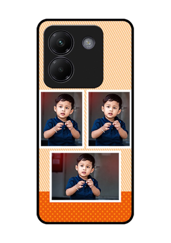 Poco M7 Pro 5G Custom Glass Phone Case - Bulk Photos Upload Design