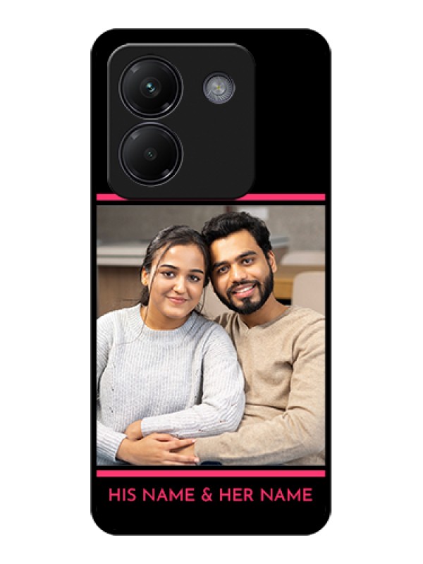 Custom Poco M7 Pro 5G Custom Glass Phone Case - With Add Text Design