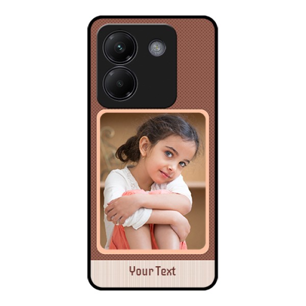 Poco M7 Pro 5G Custom Glass Phone Case - Simple Pic Upload Design