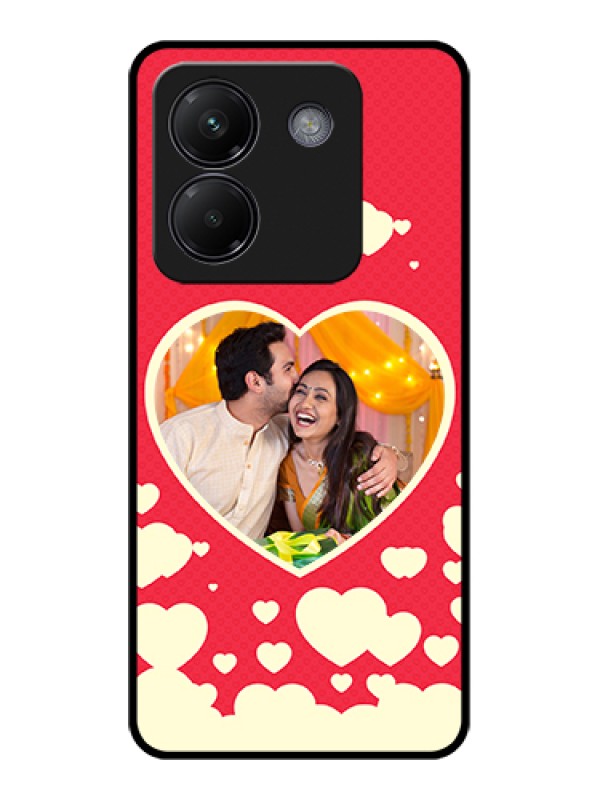 Custom Poco M7 Pro 5G Custom Glass Phone Case - Love Symbols Phone Cover Design