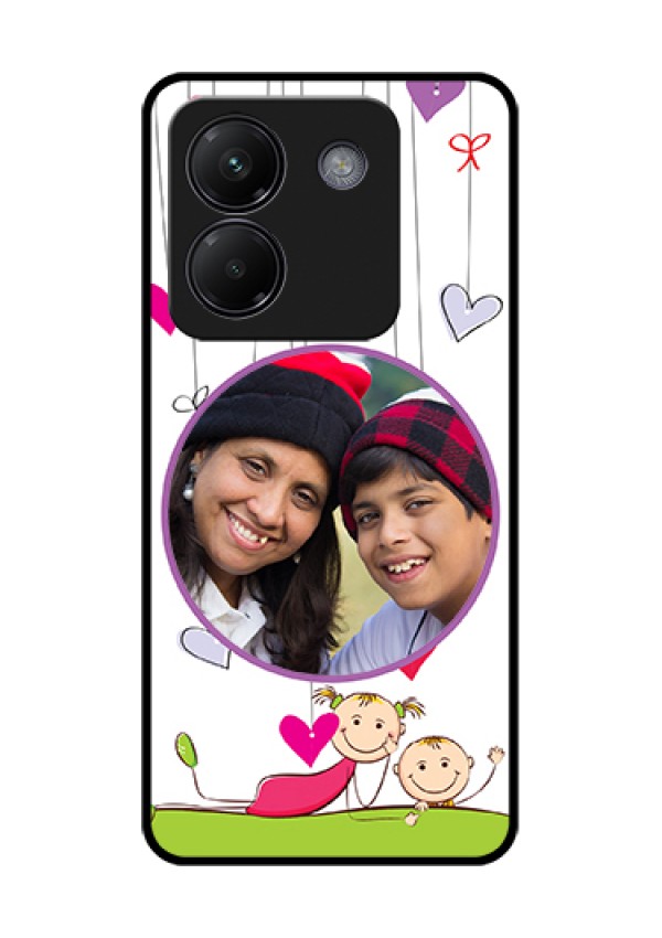 Poco M7 Pro 5G Custom Glass Phone Case - Cute Kids Phone Case Design