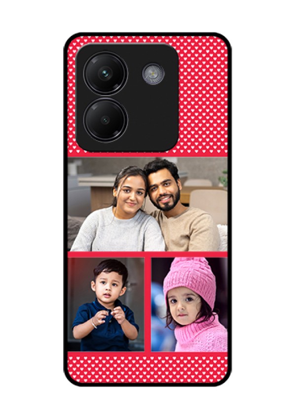 Poco M7 Pro 5G Custom Glass Phone Case - Bulk Photo Upload Design