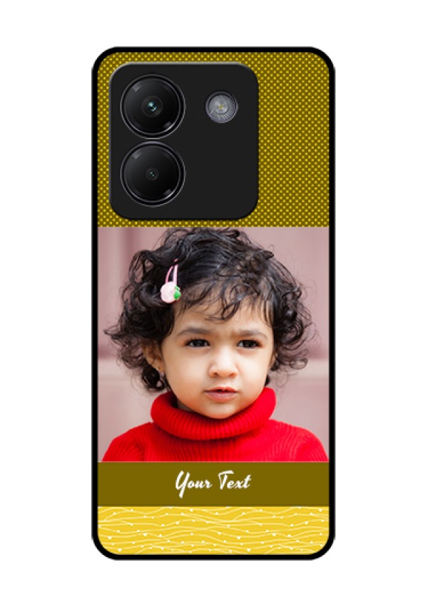 Poco M7 Pro 5G Custom Glass Phone Case - Simple Green Color Design