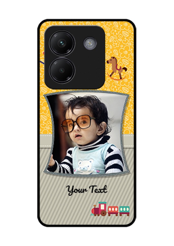 Poco M7 Pro 5G Custom Glass Phone Case - Baby Picture Upload Design