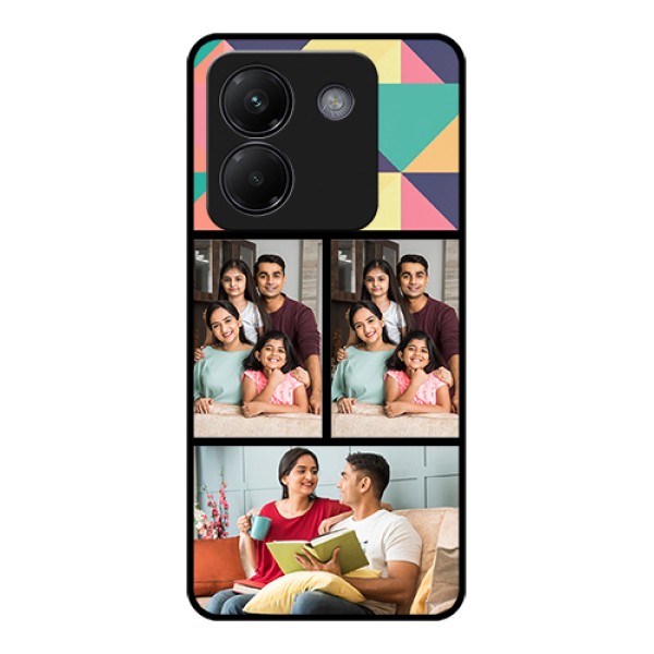 Poco M7 Pro 5G Custom Glass Phone Case - Bulk Pic Upload Design