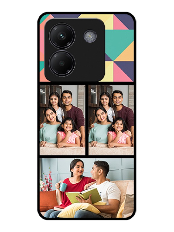 Custom Poco M7 Pro 5G Custom Glass Phone Case - Bulk Pic Upload Design