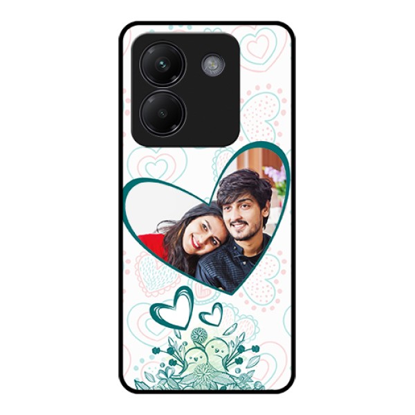 Poco M7 Pro 5G Custom Glass Phone Case - Premium Couple Design