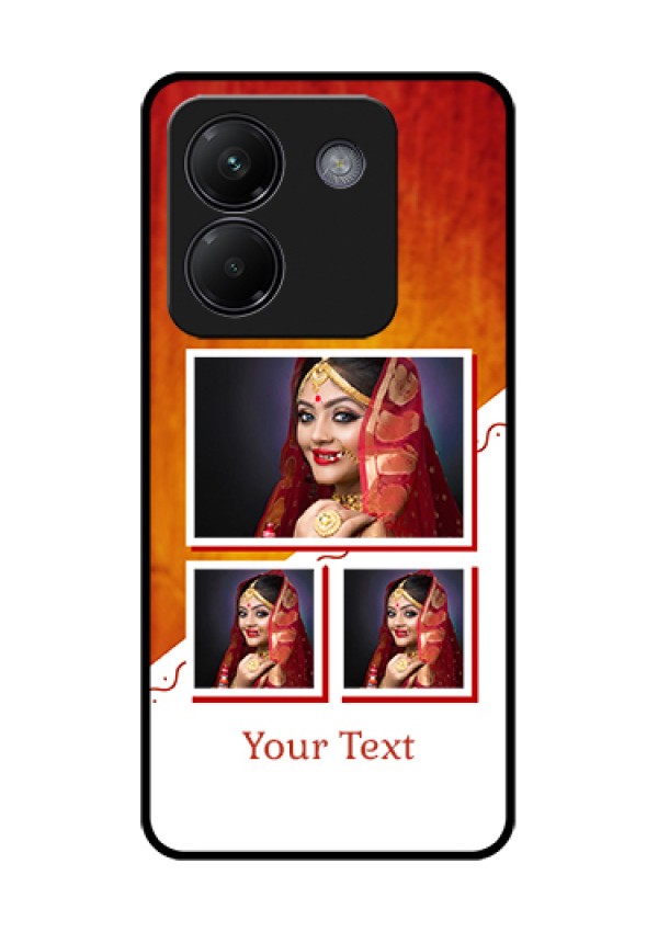 Poco M7 Pro 5G Custom Glass Phone Case - Wedding Memories Design