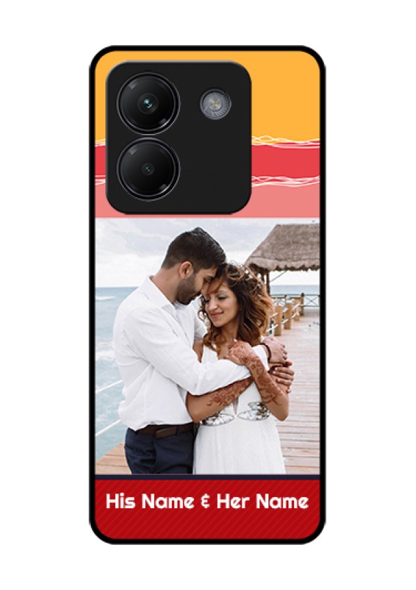Poco M7 Pro 5G Custom Glass Phone Case - Colorful Case Design