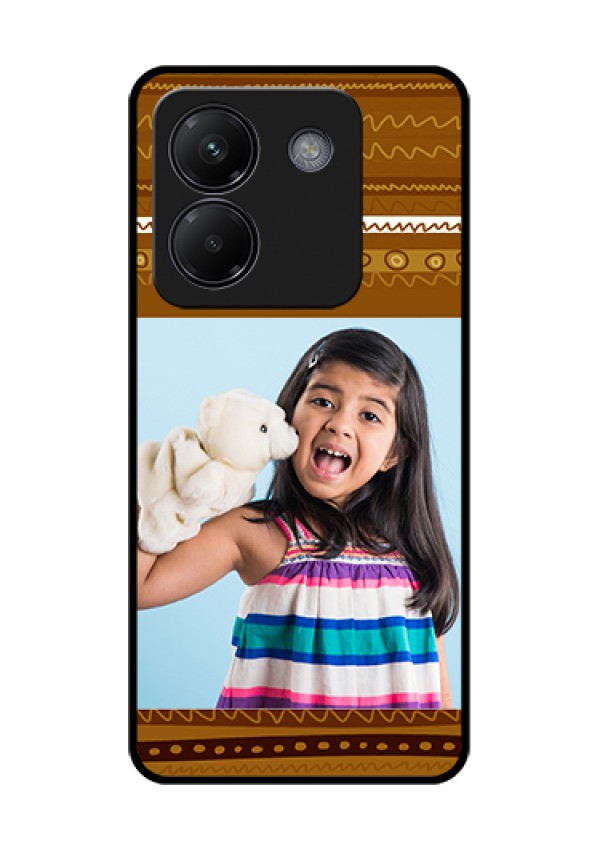 Poco M7 Pro 5G Custom Glass Phone Case - Friends Picture Upload Design