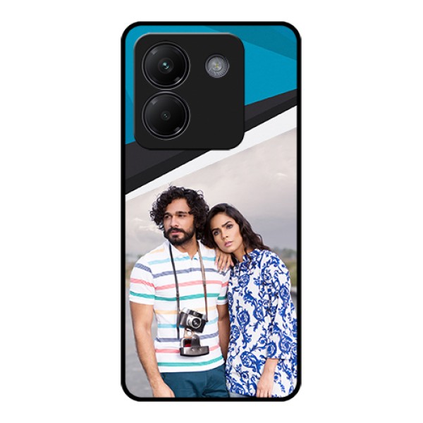Poco M7 Pro 5G Custom Glass Phone Case - Simple Pattern Photo Upload Design Poco M7 Pro 5G Custom Glass Phone Case - Simple Pattern Photo Upload Design