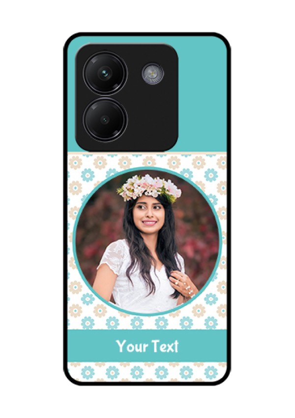 Poco M7 Pro 5G Custom Glass Phone Case - Beautiful Flowers Design