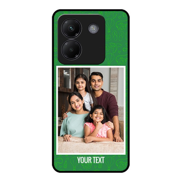 Poco M7 Pro 5G Custom Glass Phone Case - Picture Upload Design