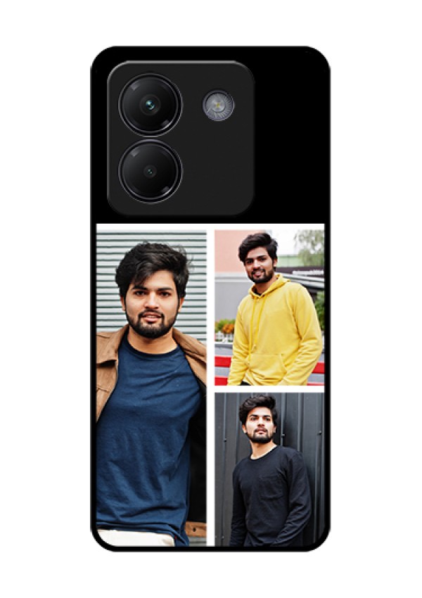 Poco M7 Pro 5G Custom Glass Phone Case - Upload Multiple Picture Design