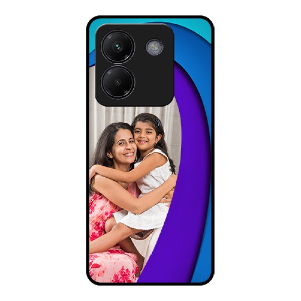 Poco M7 Pro 5G Custom Glass Phone Case - Simple Pattern Design