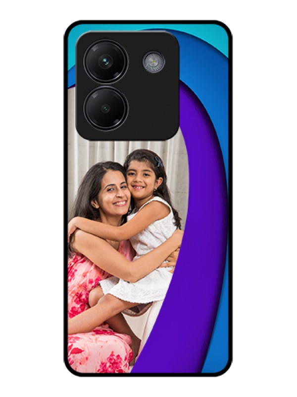 Custom Poco M7 Pro 5G Custom Glass Phone Case - Simple Pattern Design