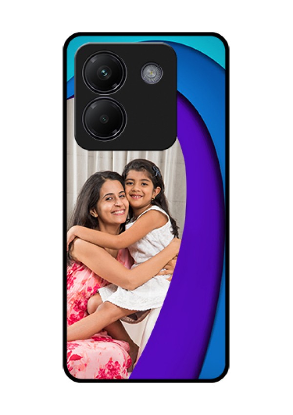 Poco M7 Pro 5G Custom Glass Phone Case - Simple Pattern Design