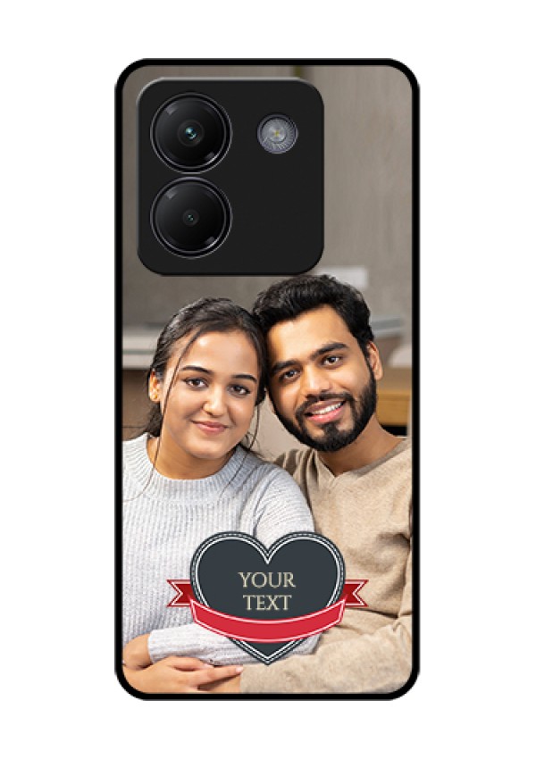 Poco M7 Pro 5G Custom Glass Phone Case - Just Married Couple Design