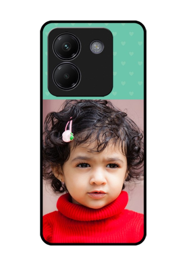 Poco M7 Pro 5G Custom Glass Phone Case - Lovers Picture Design