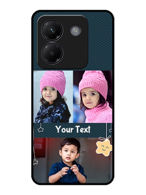 Custom Poco M7 Pro 5G Custom Glass Phone Case - Hanging Stars Design