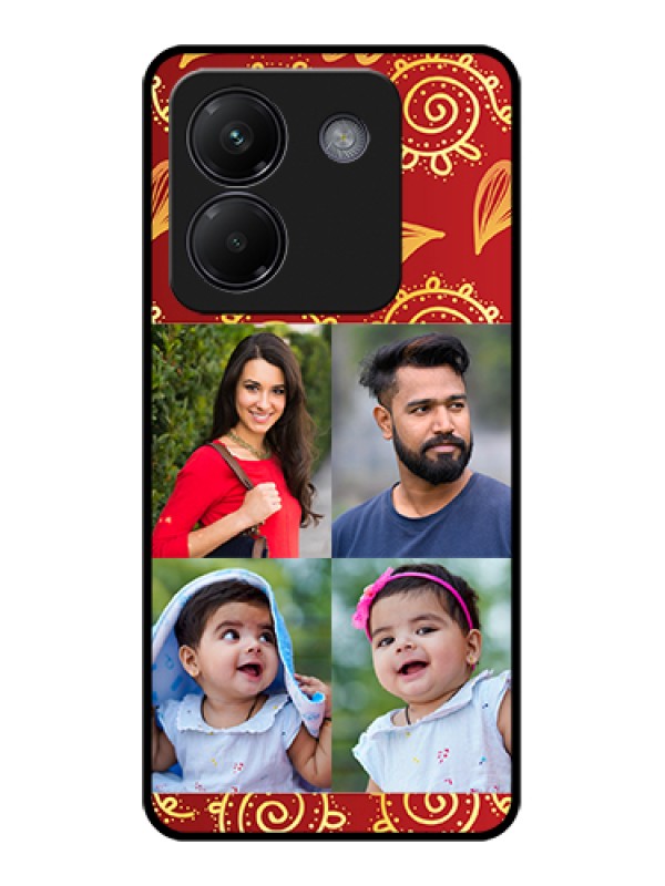 Custom Poco M7 Pro 5G Custom Glass Phone Case - 4 Image Traditional Design