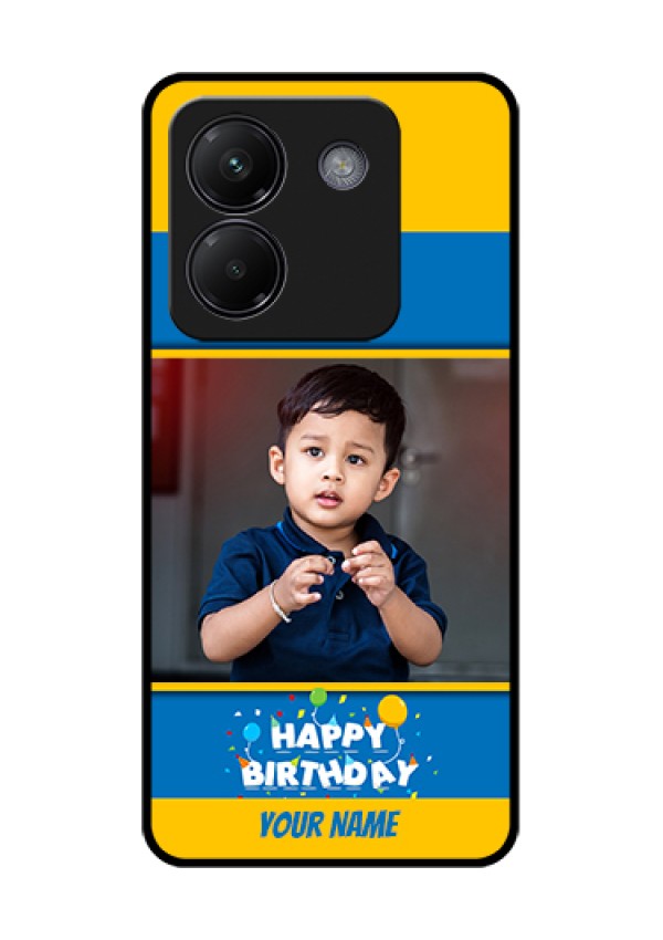 Poco M7 Pro 5G Custom Glass Phone Case - Birthday Wishes Design