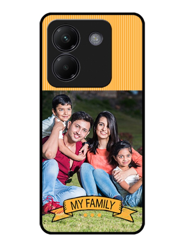 Custom Poco M7 Pro 5G Custom Glass Phone Case - My Family Design