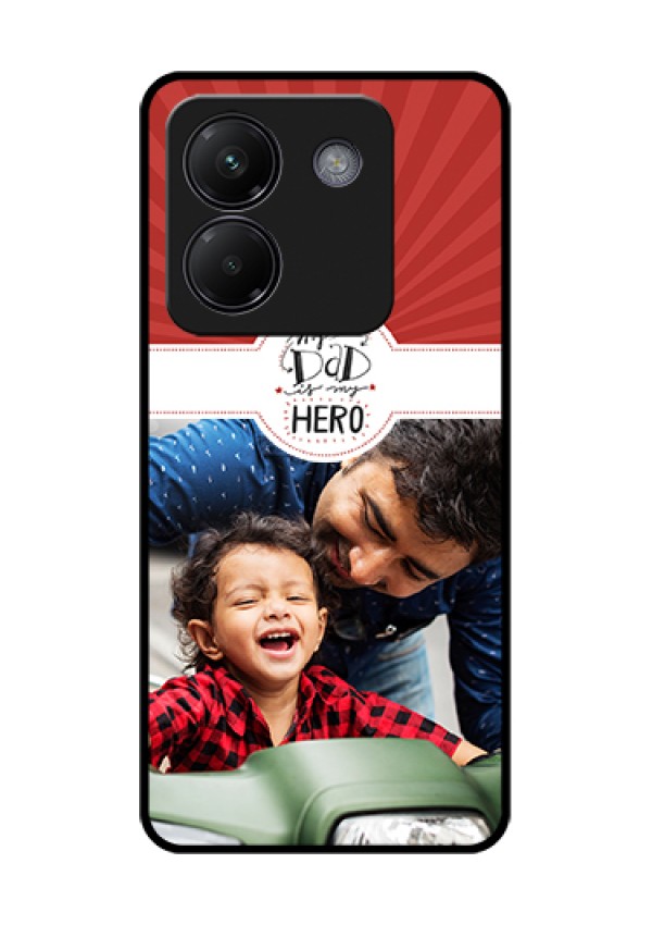 Poco M7 Pro 5G Custom Glass Phone Case - My Dad Hero Design