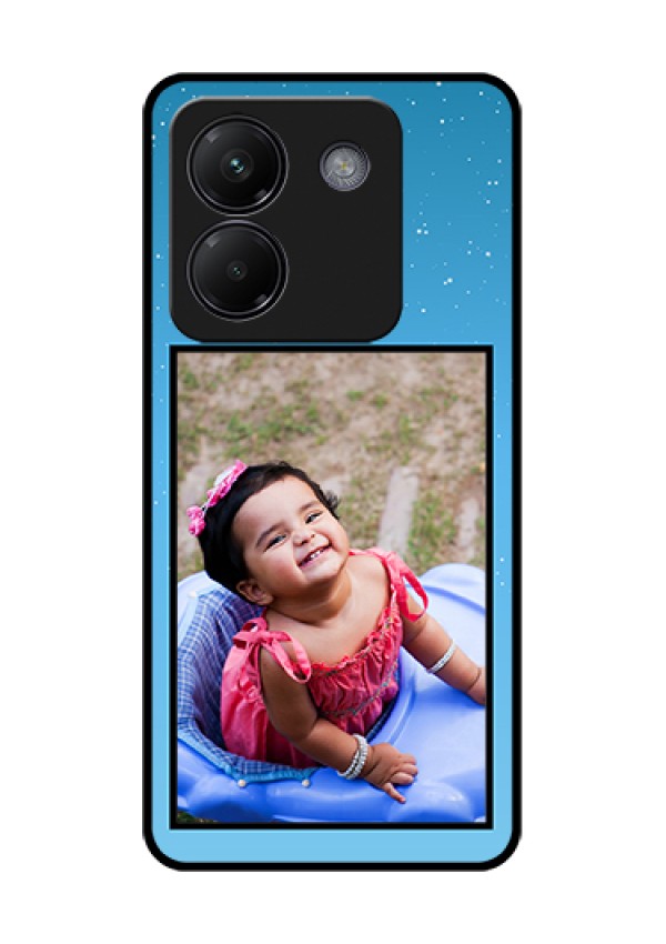 Poco M7 Pro 5G Custom Glass Phone Case - Wave Pattern Colorful Design