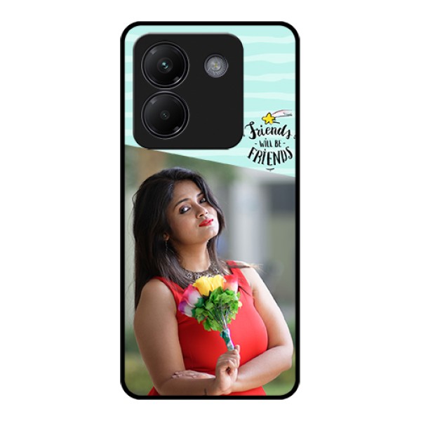 Poco M7 Pro 5G Custom Glass Phone Case - Friends Picture Icon Design