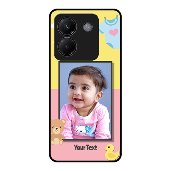 Poco M7 Pro 5G Custom Glass Phone Case - Kids 2 Color Design