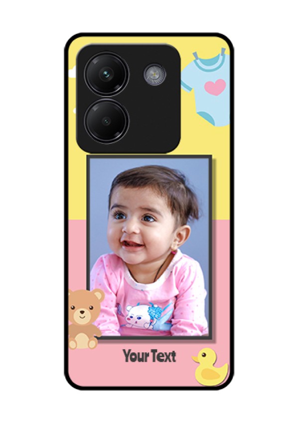 Poco M7 Pro 5G Custom Glass Phone Case - Kids 2 Color Design
