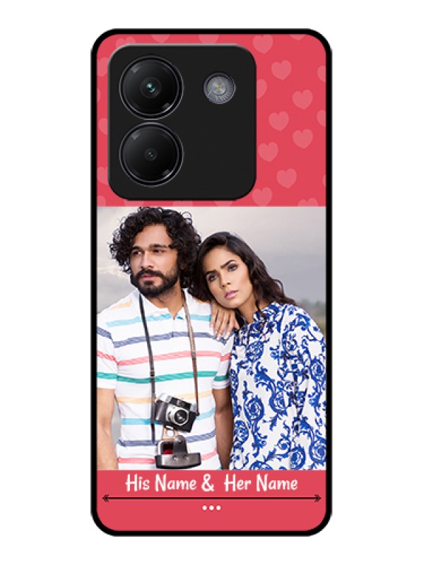 Custom Poco M7 Pro 5G Custom Glass Phone Case - Simple Love Design