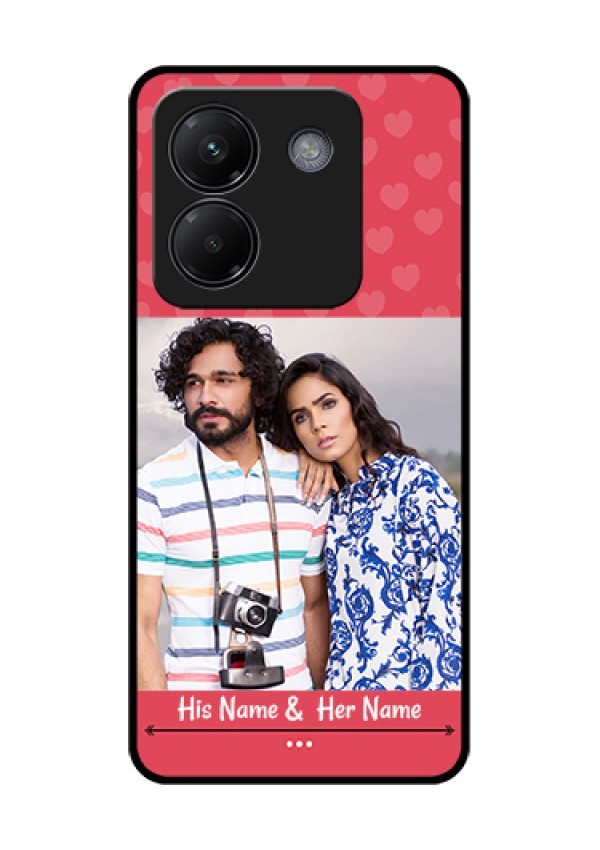 Poco M7 Pro 5G Custom Glass Phone Case - Simple Love Design