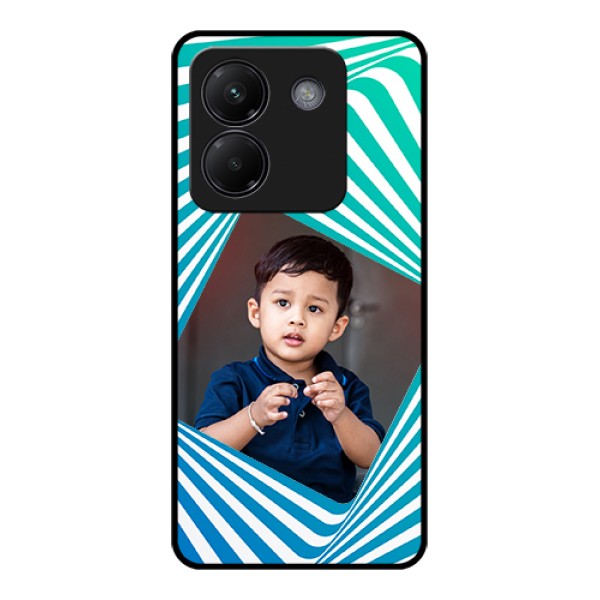 Poco M7 Pro 5G Custom Glass Phone Case - Abstract Spiral Design