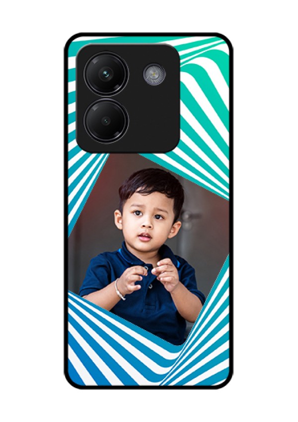 Poco M7 Pro 5G Custom Glass Phone Case - Abstract Spiral Design